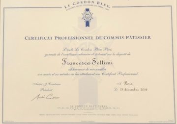 Paris Cordon Bleu Comis Diploma